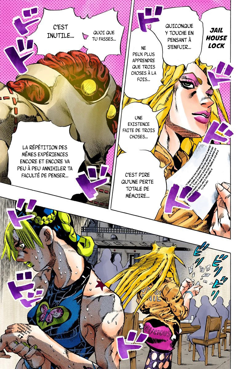 Read JoJo's Bizarre Adventure Part 6 Stone Ocean Official Colored FR Manga Online