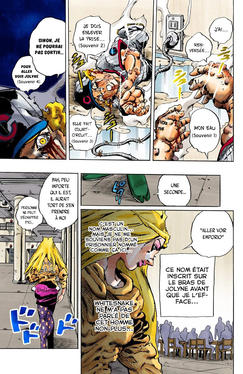 Read JoJo's Bizarre Adventure Part 6 Stone Ocean Official Colored FR Manga Online