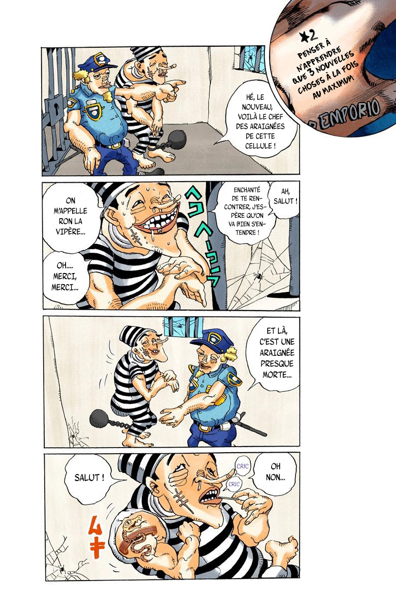 Read JoJo's Bizarre Adventure Part 6 Stone Ocean Official Colored FR Manga Online