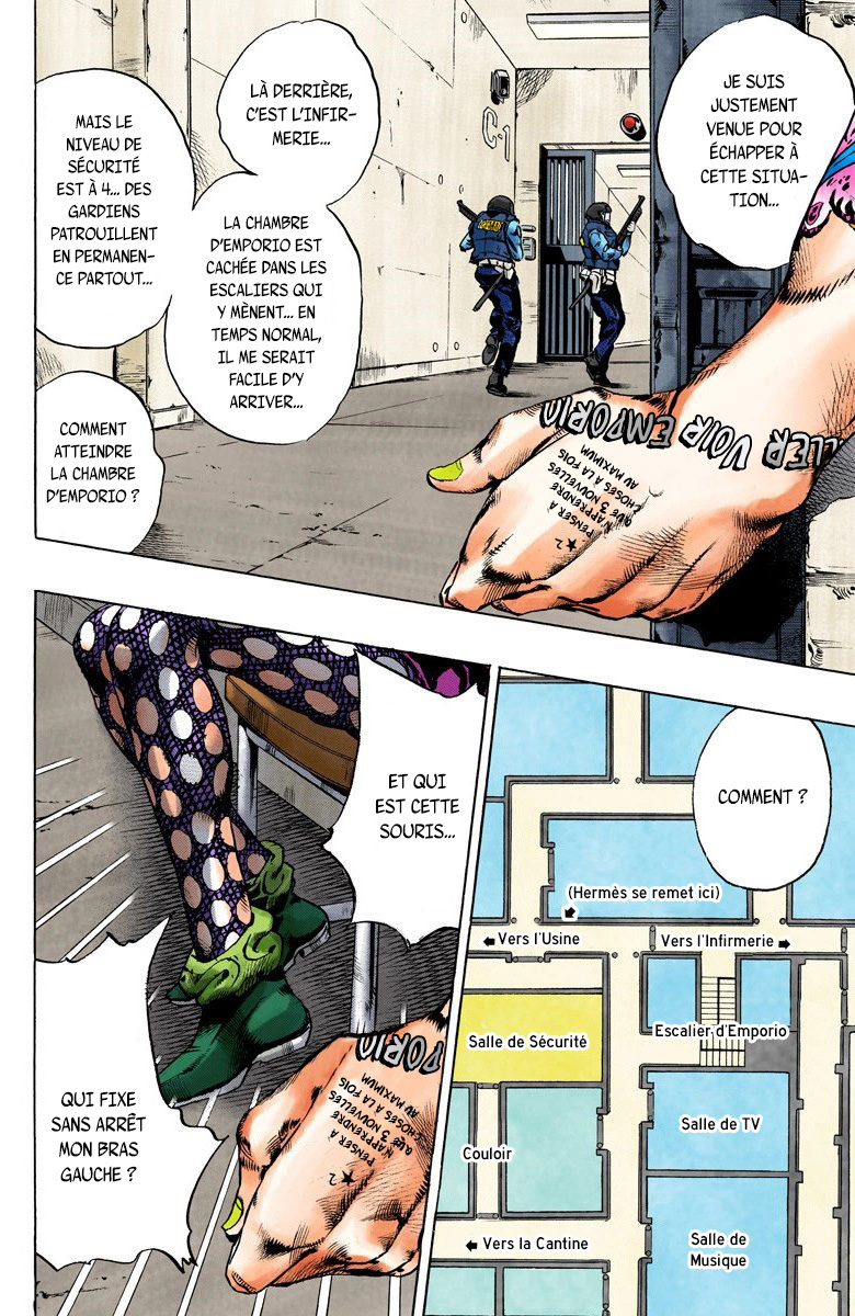 Read JoJo's Bizarre Adventure Part 6 Stone Ocean Official Colored FR Manga Online