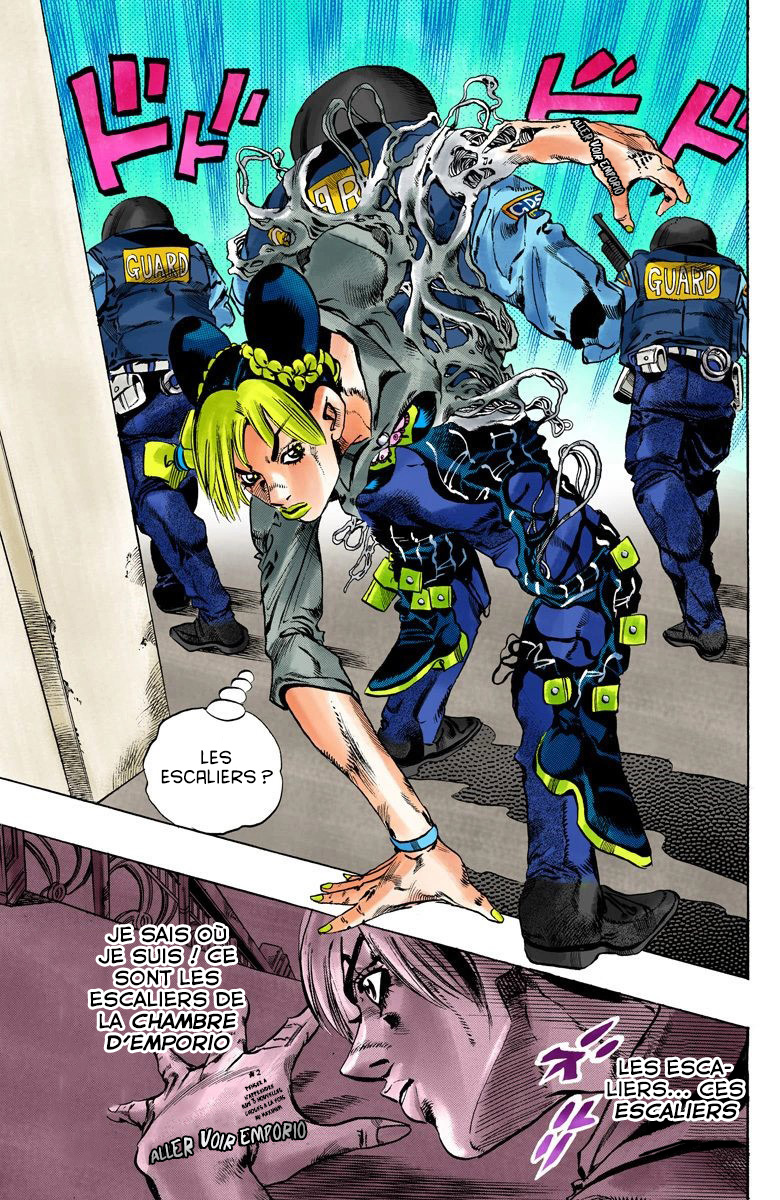 Read JoJo's Bizarre Adventure Part 6 Stone Ocean Official Colored FR Manga Online