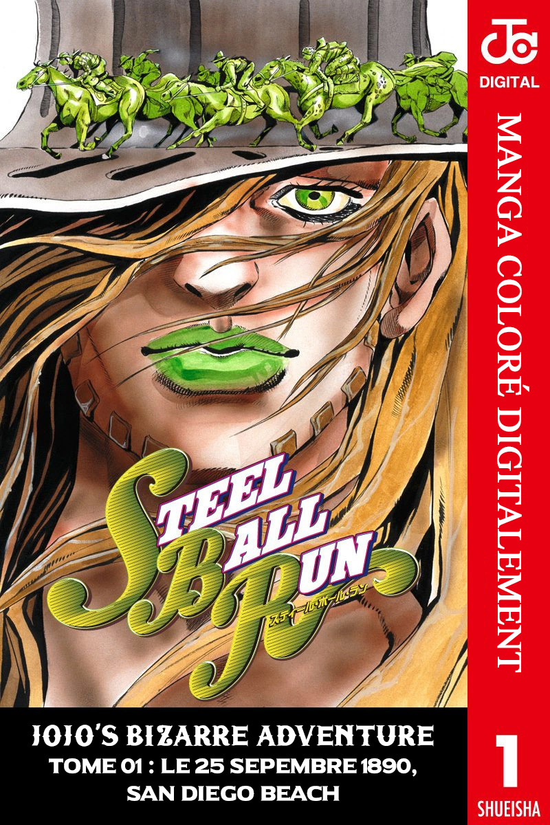 Read JoJo's Bizarre Adventure Part 7 Steel Ball Run Official Colored FR Manga Online