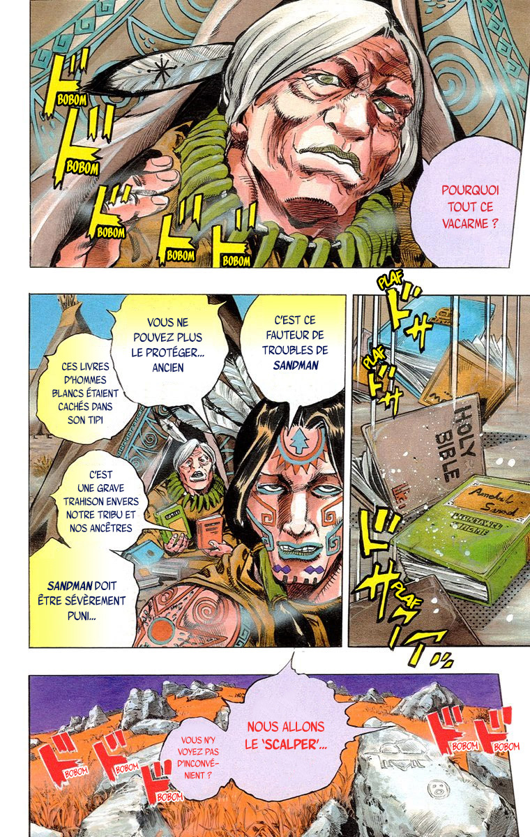 Read JoJo's Bizarre Adventure Part 7 Steel Ball Run Official Colored FR Manga Online