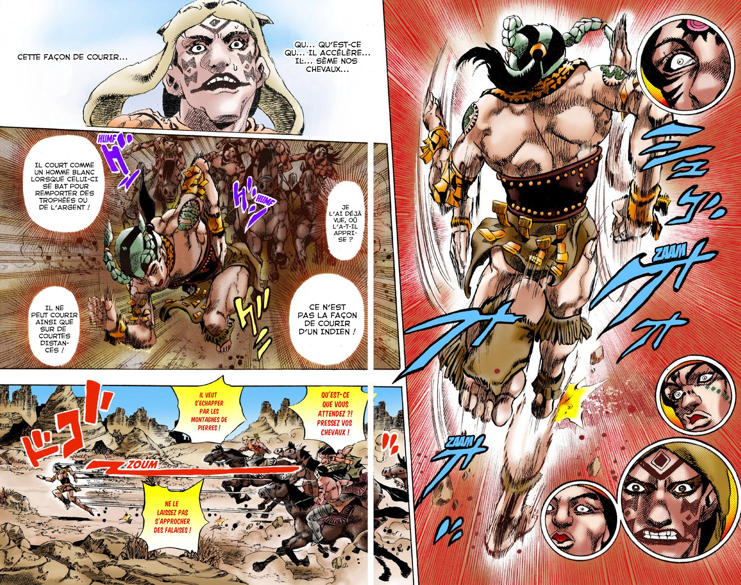 Read JoJo's Bizarre Adventure Part 7 Steel Ball Run Official Colored FR Manga Online