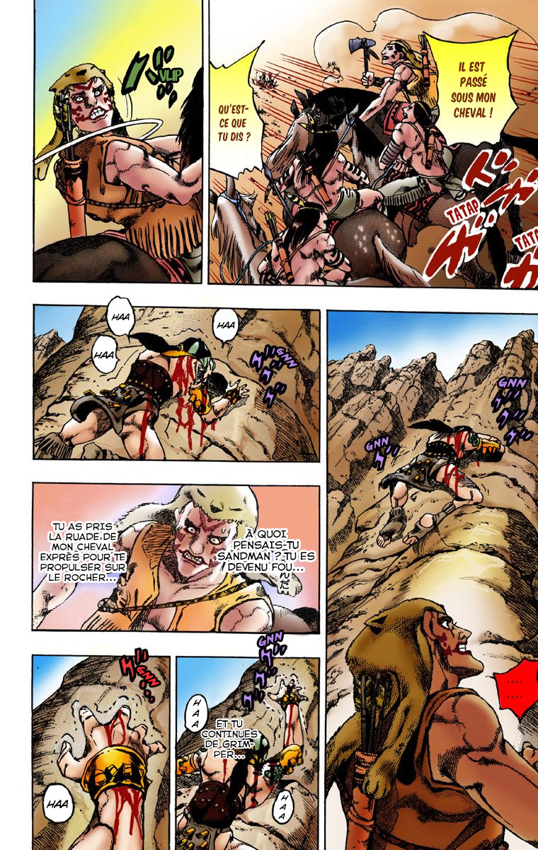 Read JoJo's Bizarre Adventure Part 7 Steel Ball Run Official Colored FR Manga Online