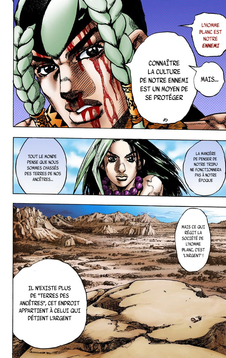 Read JoJo's Bizarre Adventure Part 7 Steel Ball Run Official Colored FR Manga Online