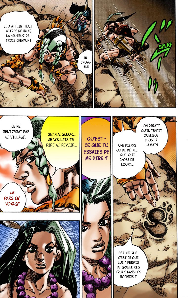 Read JoJo's Bizarre Adventure Part 7 Steel Ball Run Official Colored FR Manga Online