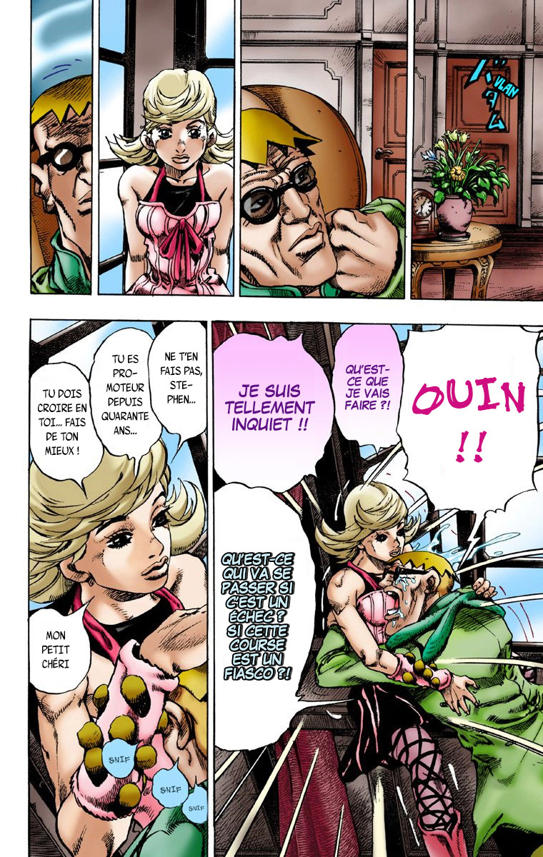 Read JoJo's Bizarre Adventure Part 7 Steel Ball Run Official Colored FR Manga Online