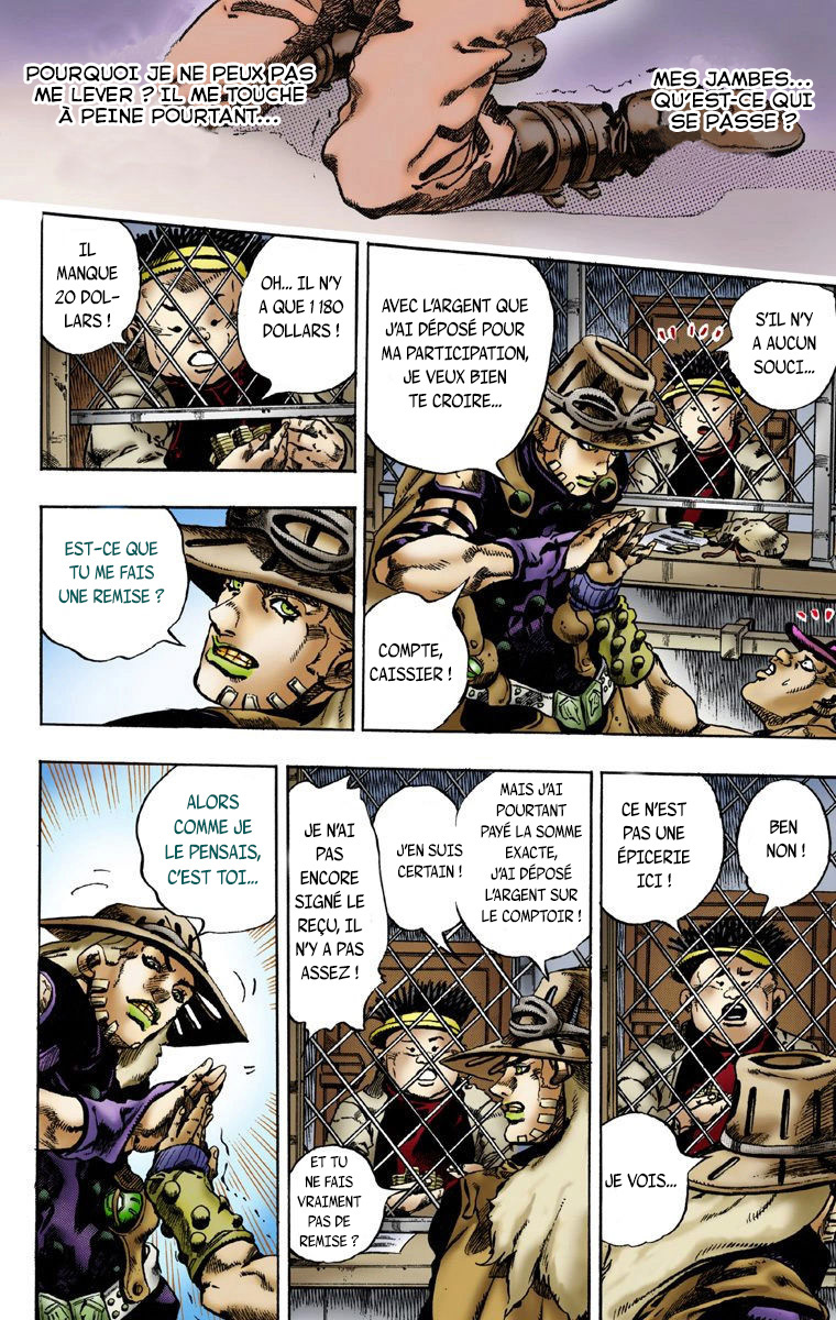 Read JoJo's Bizarre Adventure Part 7 Steel Ball Run Official Colored FR Manga Online