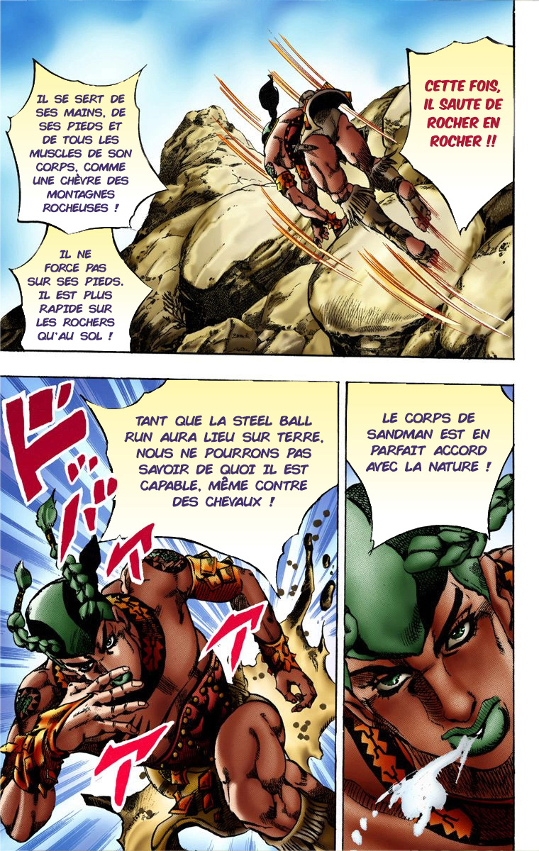 Read JoJo's Bizarre Adventure Part 7 Steel Ball Run Official Colored FR Manga Online