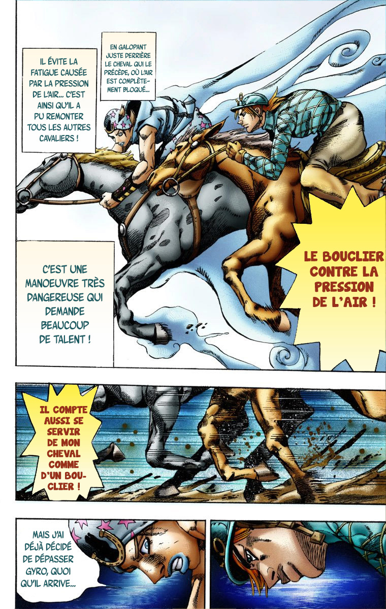 Read JoJo's Bizarre Adventure Part 7 Steel Ball Run Official Colored FR Manga Online