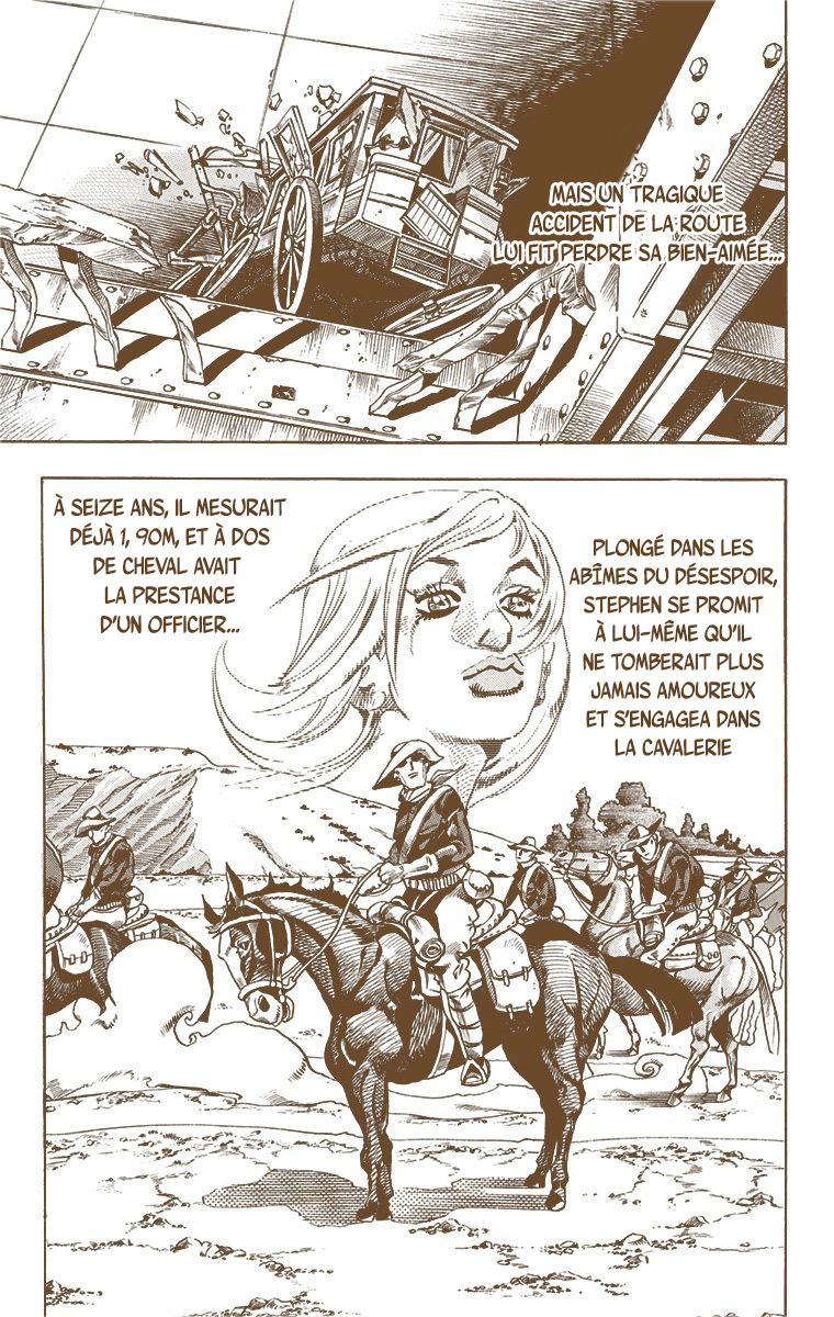 Read JoJo's Bizarre Adventure Part 7 Steel Ball Run Official Colored FR Manga Online