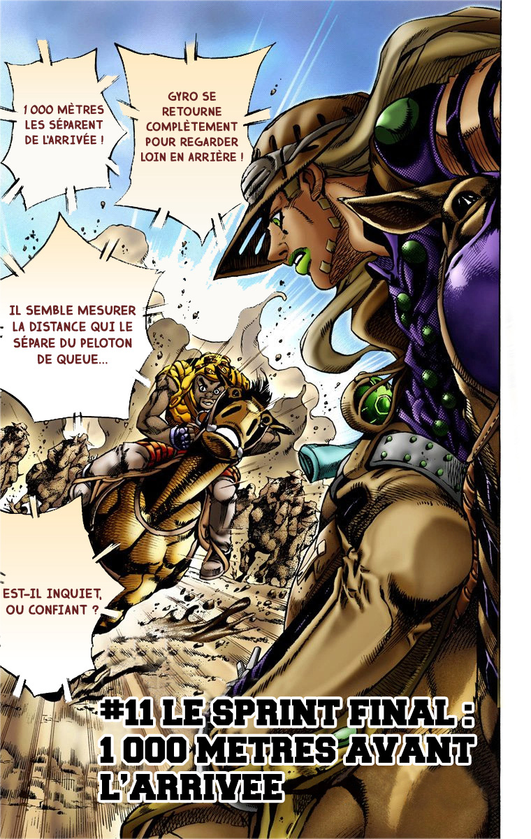 Read JoJo's Bizarre Adventure Part 7 Steel Ball Run Official Colored FR Manga Online