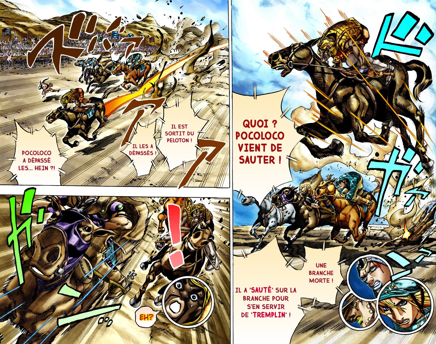 Read JoJo's Bizarre Adventure Part 7 Steel Ball Run Official Colored FR Manga Online