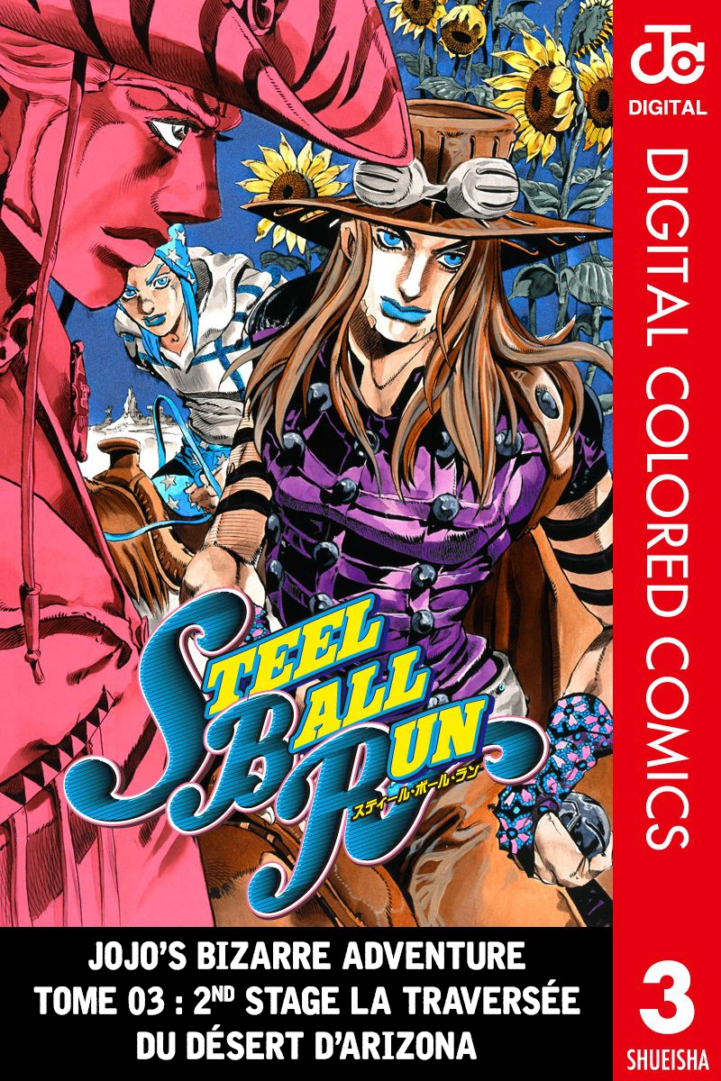 Read JoJo's Bizarre Adventure Part 7 Steel Ball Run Official Colored FR Manga Online