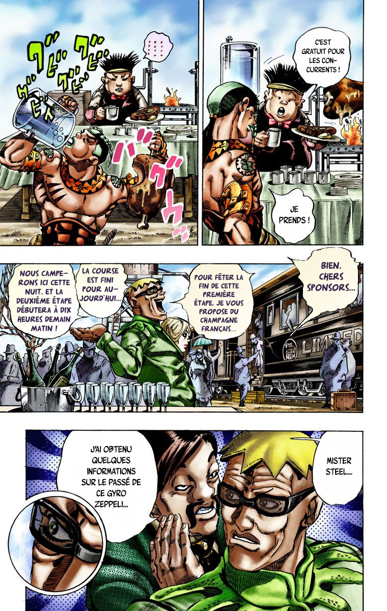 Read JoJo's Bizarre Adventure Part 7 Steel Ball Run Official Colored FR Manga Online