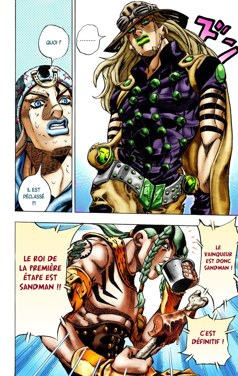 Read JoJo's Bizarre Adventure Part 7 Steel Ball Run Official Colored FR Manga Online