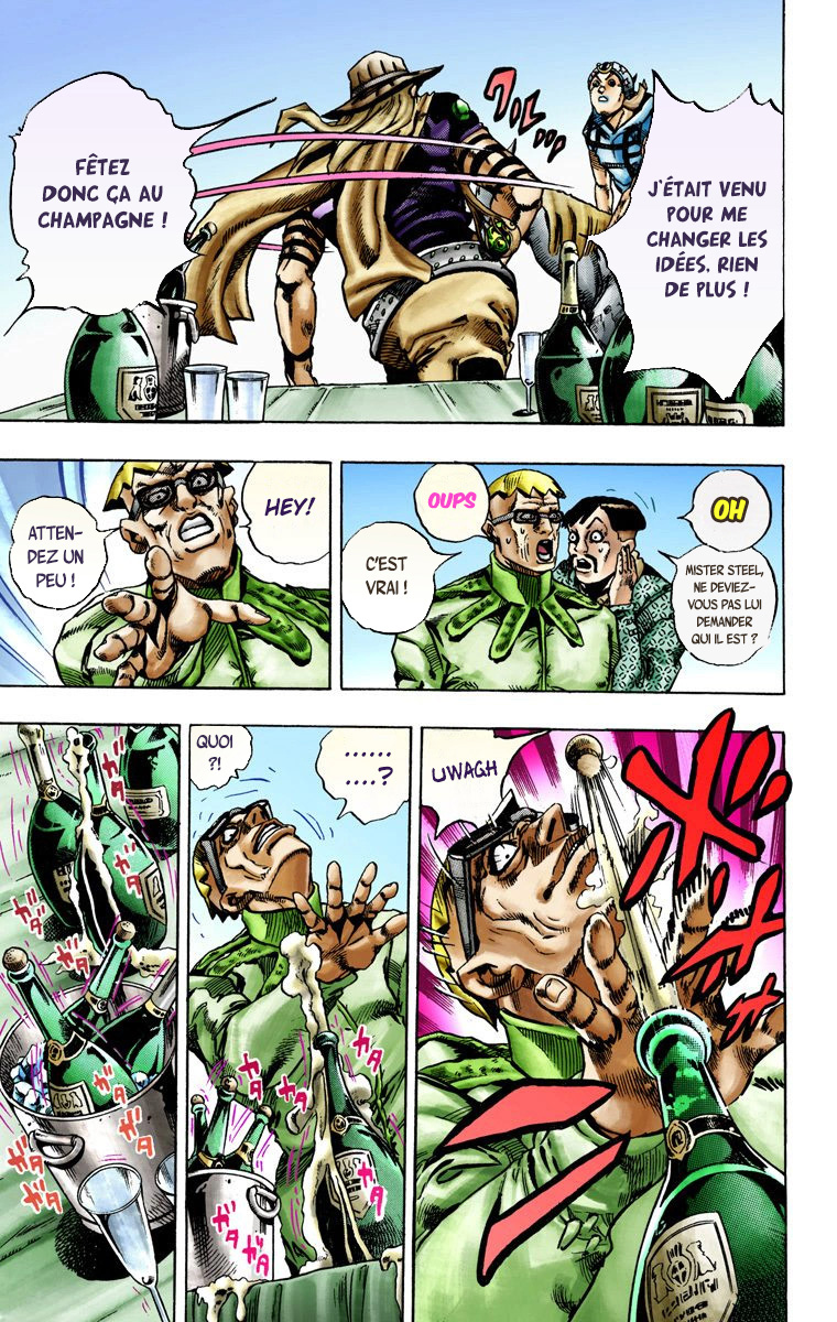 Read JoJo's Bizarre Adventure Part 7 Steel Ball Run Official Colored FR Manga Online