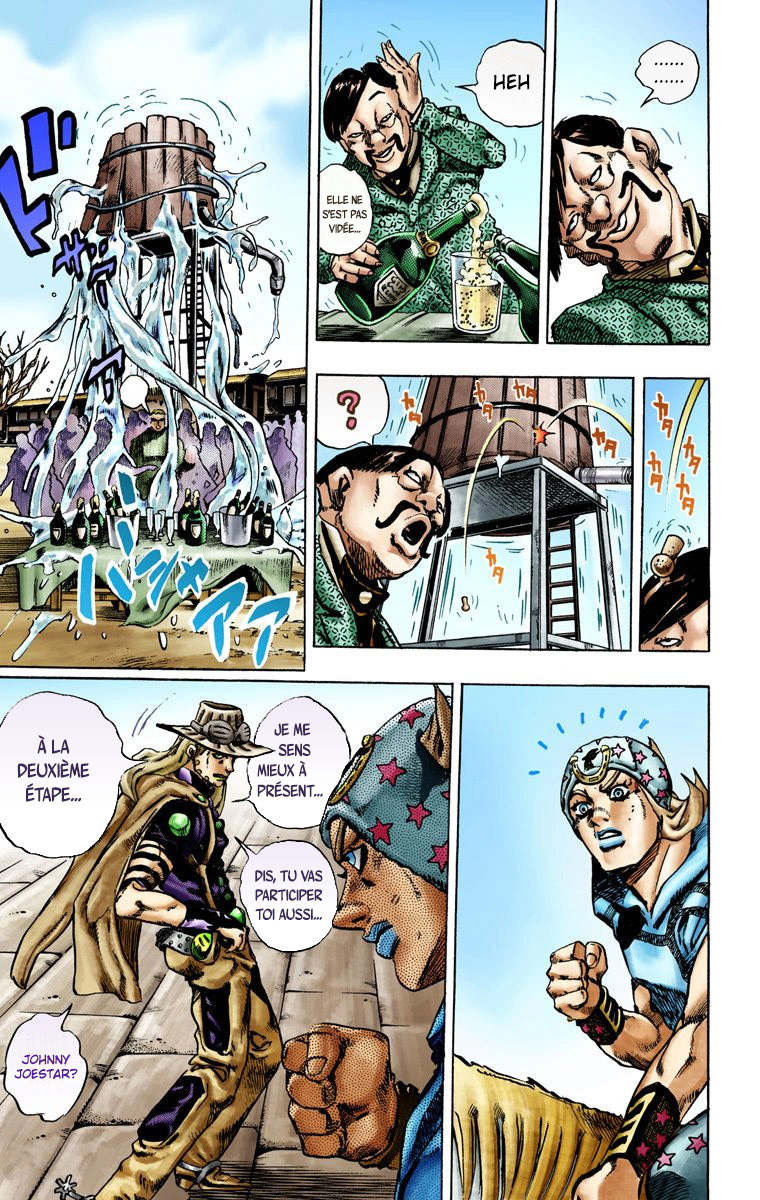 Read JoJo's Bizarre Adventure Part 7 Steel Ball Run Official Colored FR Manga Online