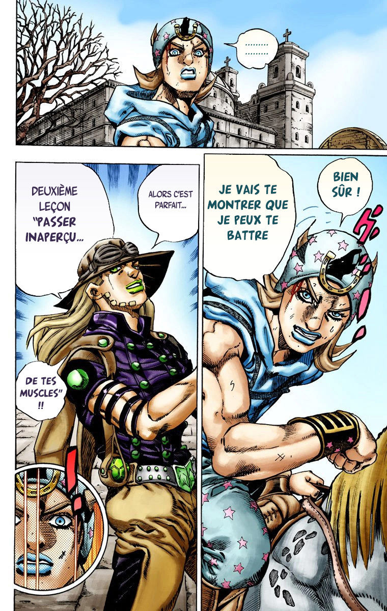 Read JoJo's Bizarre Adventure Part 7 Steel Ball Run Official Colored FR Manga Online