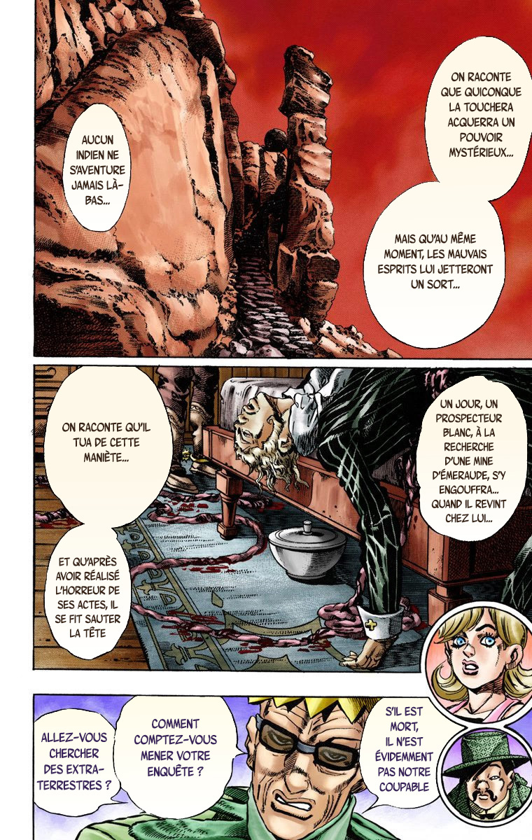 Read JoJo's Bizarre Adventure Part 7 Steel Ball Run Official Colored FR Manga Online