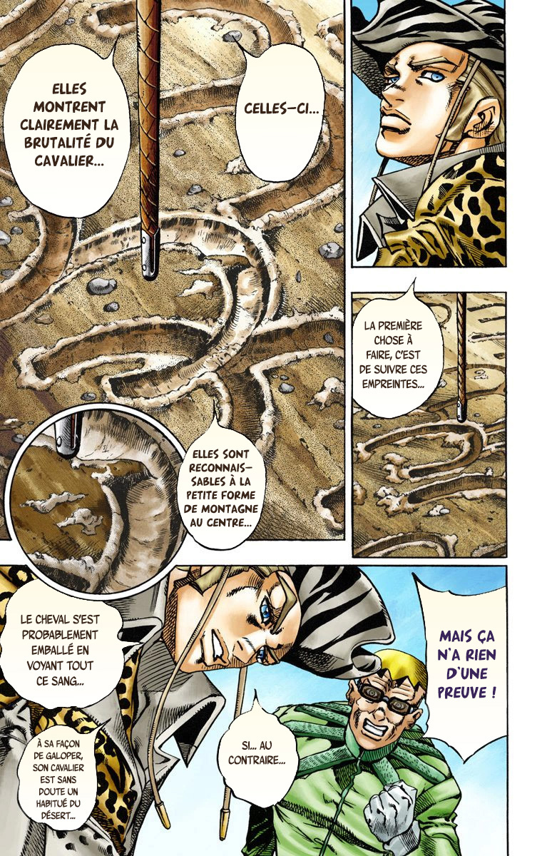 Read JoJo's Bizarre Adventure Part 7 Steel Ball Run Official Colored FR Manga Online