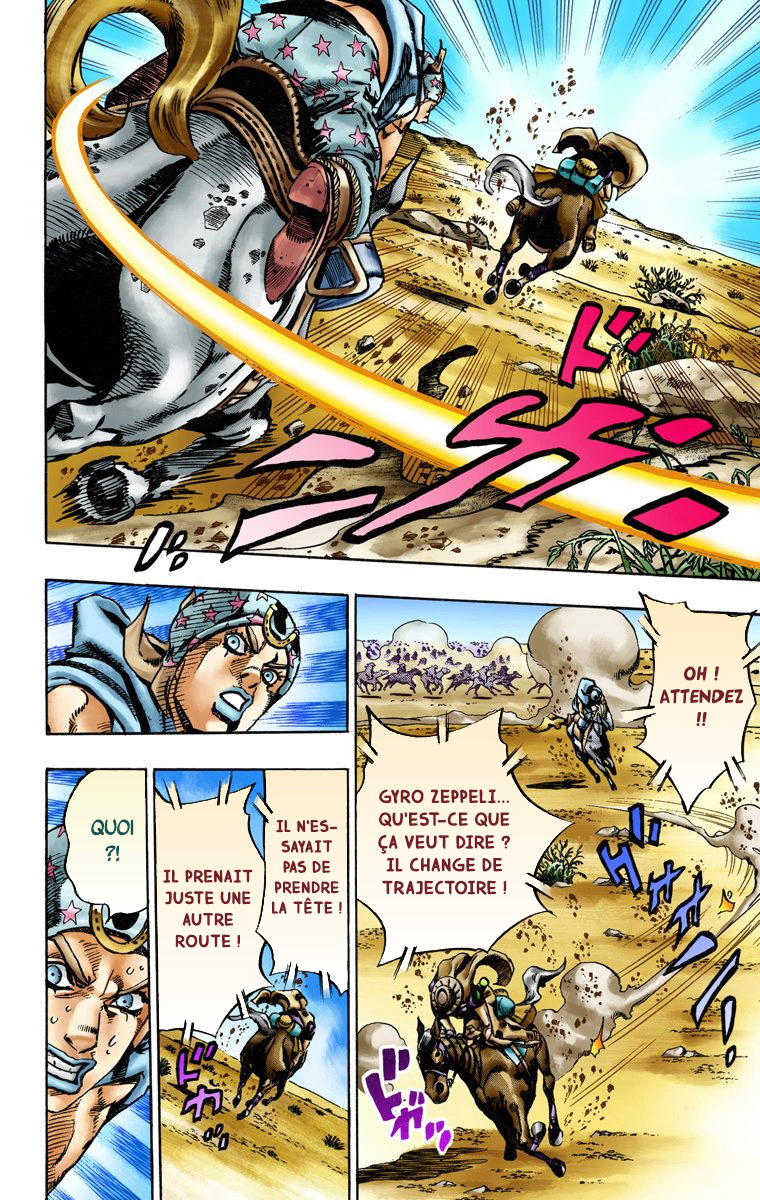 Read JoJo's Bizarre Adventure Part 7 Steel Ball Run Official Colored FR Manga Online