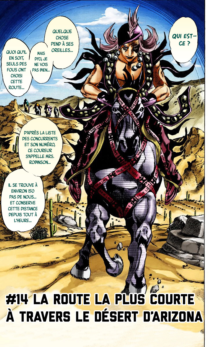 Read JoJo's Bizarre Adventure Part 7 Steel Ball Run Official Colored FR Manga Online