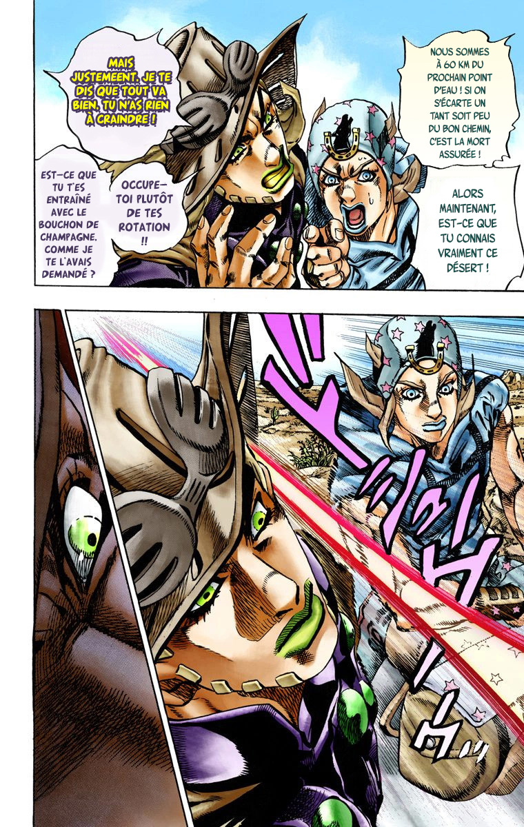 Read JoJo's Bizarre Adventure Part 7 Steel Ball Run Official Colored FR Manga Online