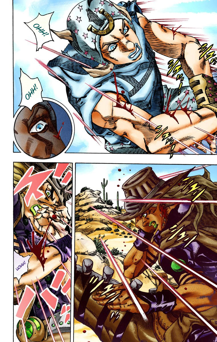 Read JoJo's Bizarre Adventure Part 7 Steel Ball Run Official Colored FR Manga Online