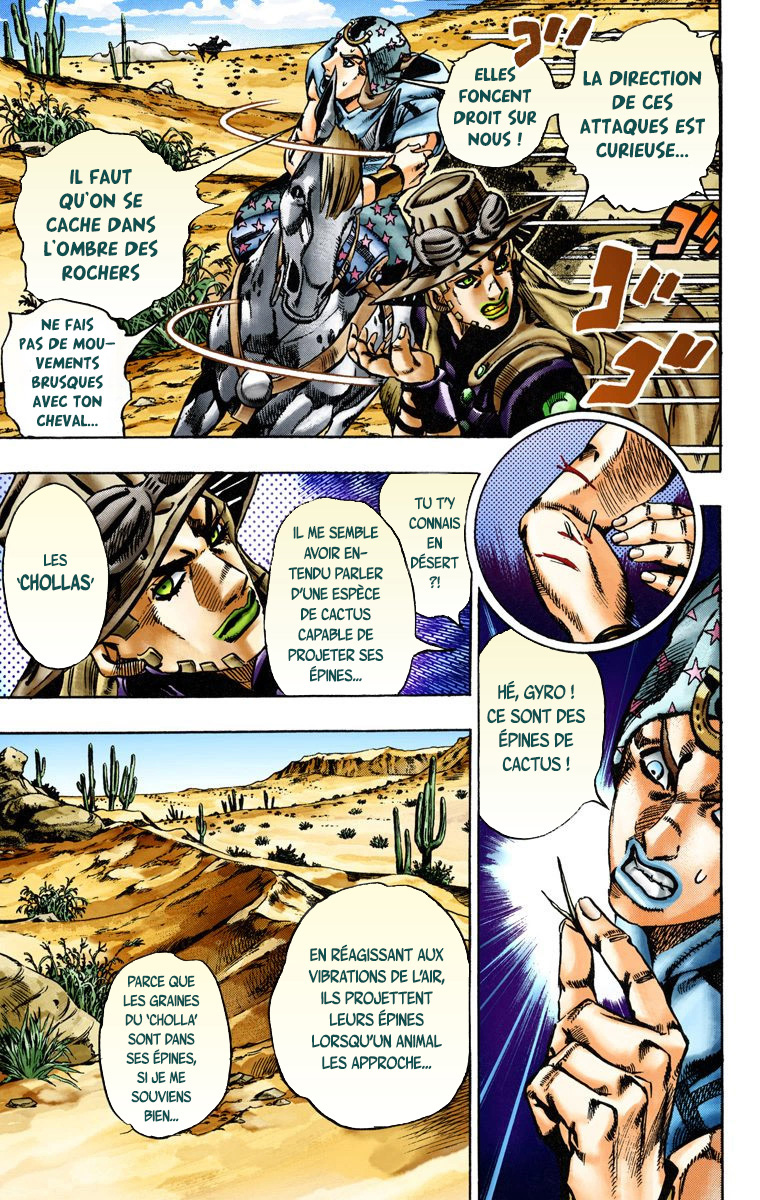 Read JoJo's Bizarre Adventure Part 7 Steel Ball Run Official Colored FR Manga Online