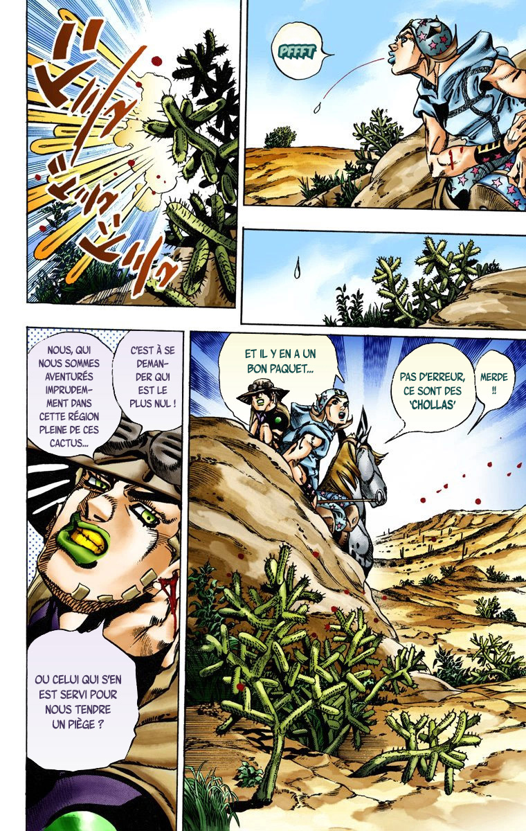 Read JoJo's Bizarre Adventure Part 7 Steel Ball Run Official Colored FR Manga Online