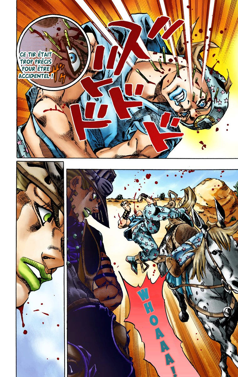 Read JoJo's Bizarre Adventure Part 7 Steel Ball Run Official Colored FR Manga Online