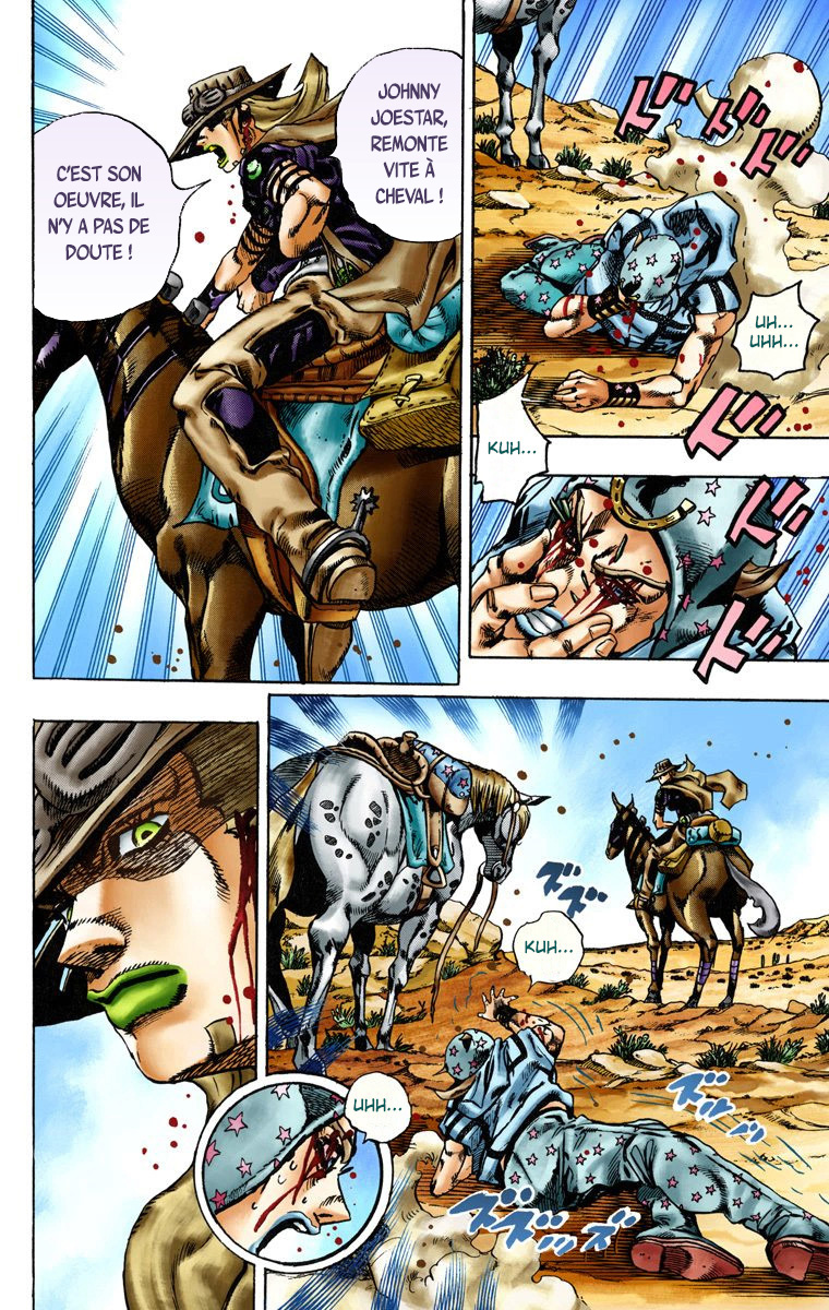 Read JoJo's Bizarre Adventure Part 7 Steel Ball Run Official Colored FR Manga Online