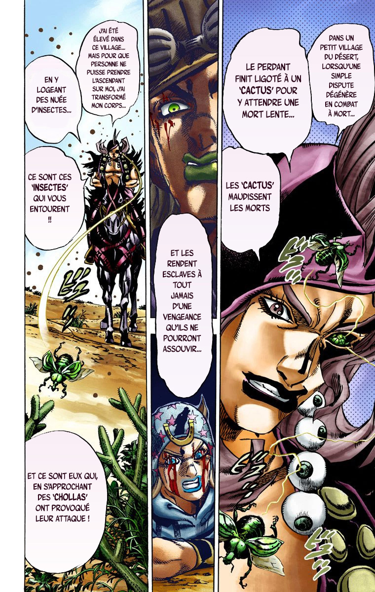 Read JoJo's Bizarre Adventure Part 7 Steel Ball Run Official Colored FR Manga Online