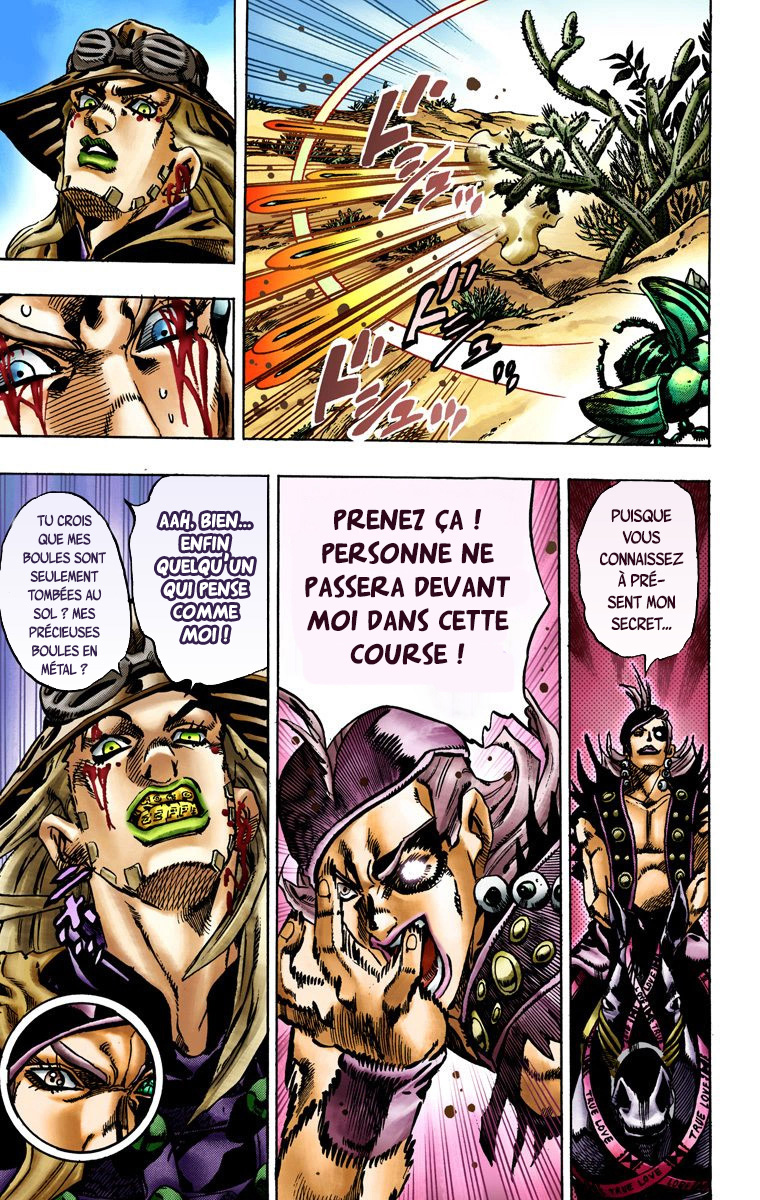 Read JoJo's Bizarre Adventure Part 7 Steel Ball Run Official Colored FR Manga Online