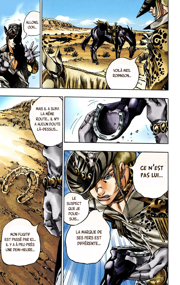 Read JoJo's Bizarre Adventure Part 7 Steel Ball Run Official Colored FR Manga Online