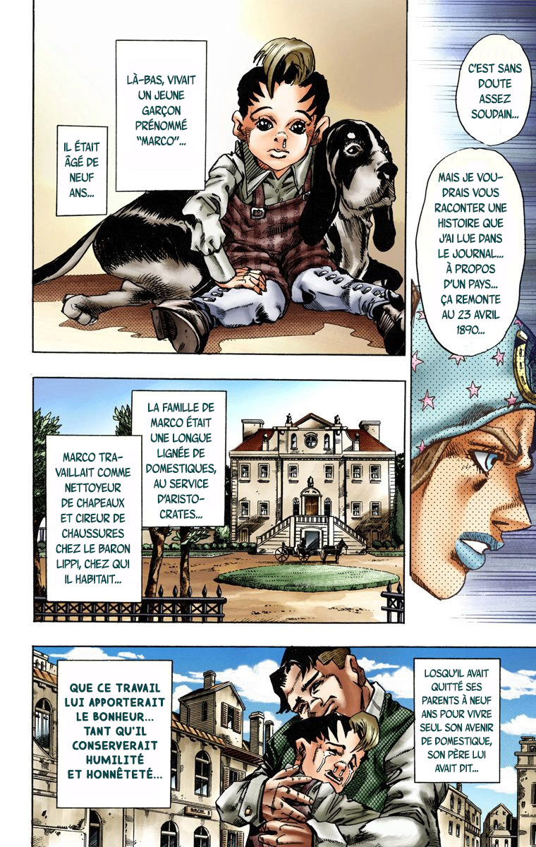 Read JoJo's Bizarre Adventure Part 7 Steel Ball Run Official Colored FR Manga Online