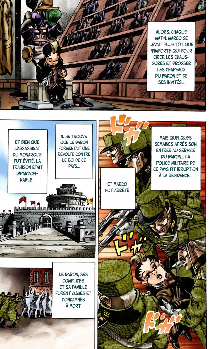 Read JoJo's Bizarre Adventure Part 7 Steel Ball Run Official Colored FR Manga Online