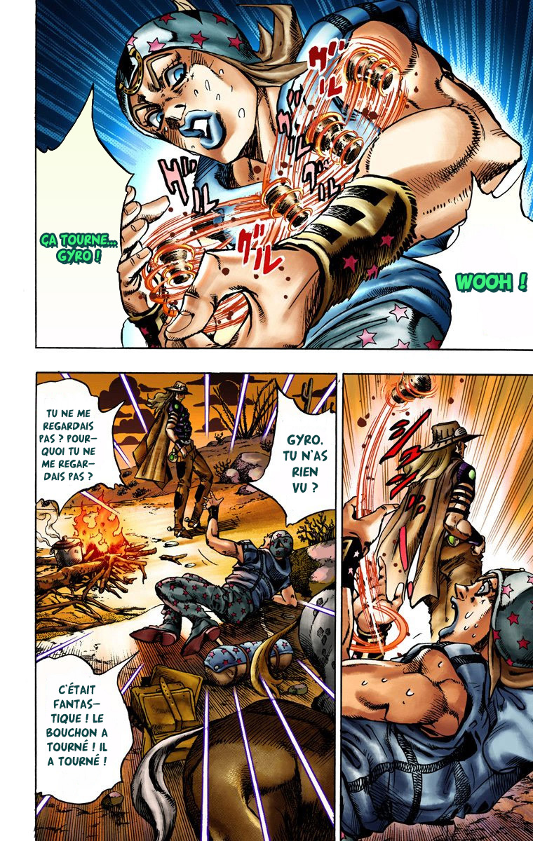 Read JoJo's Bizarre Adventure Part 7 Steel Ball Run Official Colored FR Manga Online