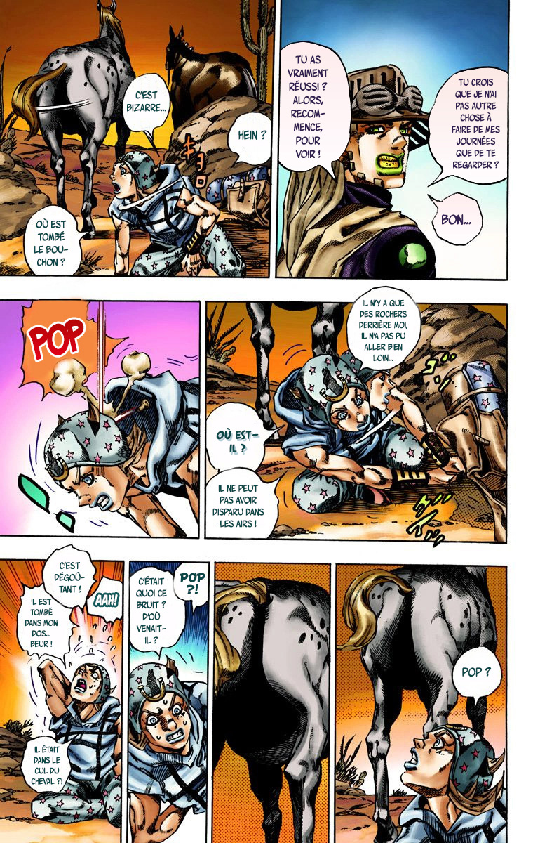 Read JoJo's Bizarre Adventure Part 7 Steel Ball Run Official Colored FR Manga Online