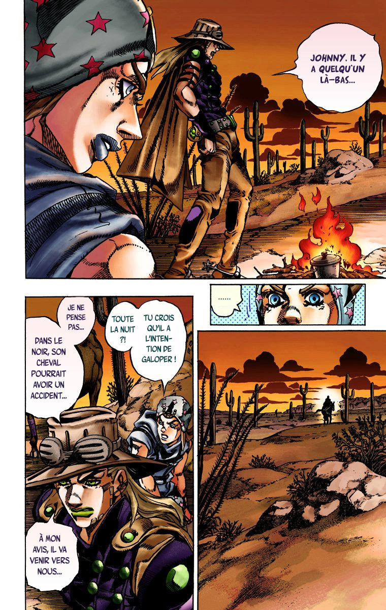 Read JoJo's Bizarre Adventure Part 7 Steel Ball Run Official Colored FR Manga Online