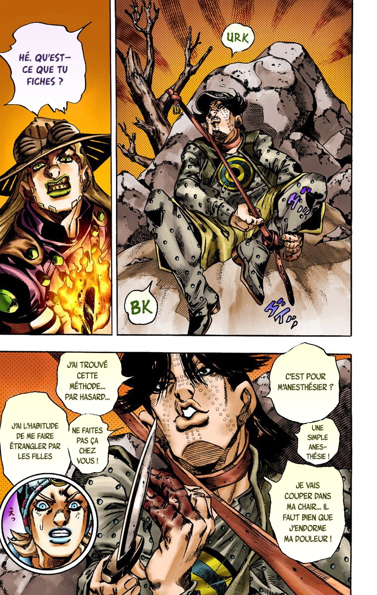 Read JoJo's Bizarre Adventure Part 7 Steel Ball Run Official Colored FR Manga Online