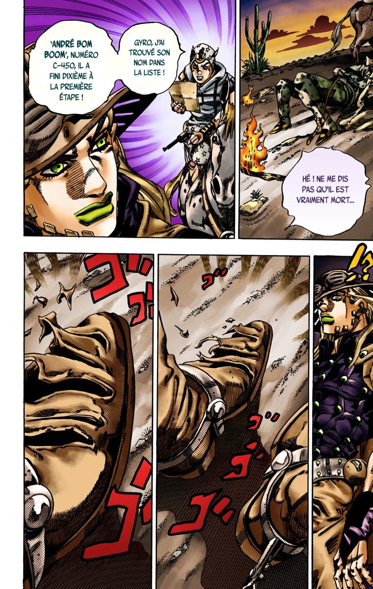 Read JoJo's Bizarre Adventure Part 7 Steel Ball Run Official Colored FR Manga Online