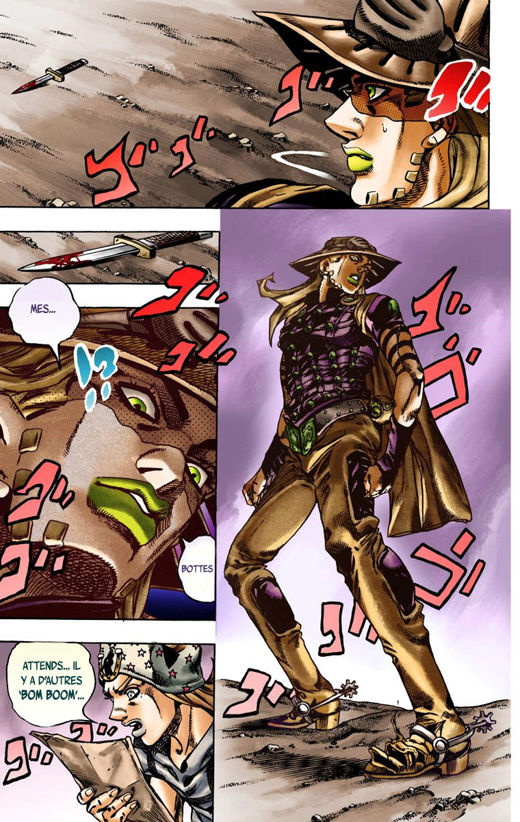 Read JoJo's Bizarre Adventure Part 7 Steel Ball Run Official Colored FR Manga Online