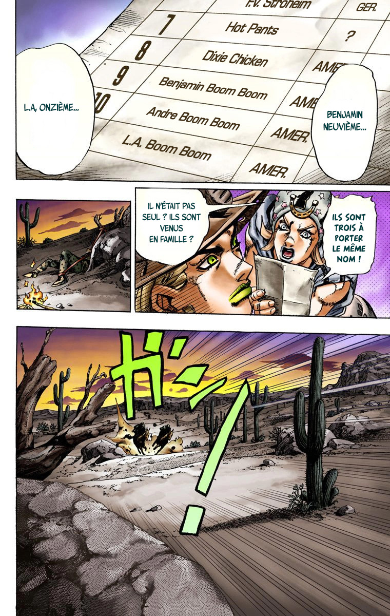 Read JoJo's Bizarre Adventure Part 7 Steel Ball Run Official Colored FR Manga Online