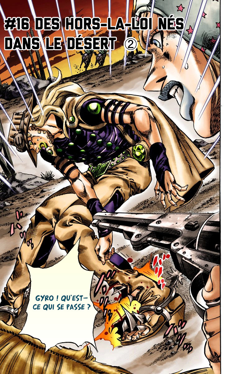 Read JoJo's Bizarre Adventure Part 7 Steel Ball Run Official Colored FR Manga Online