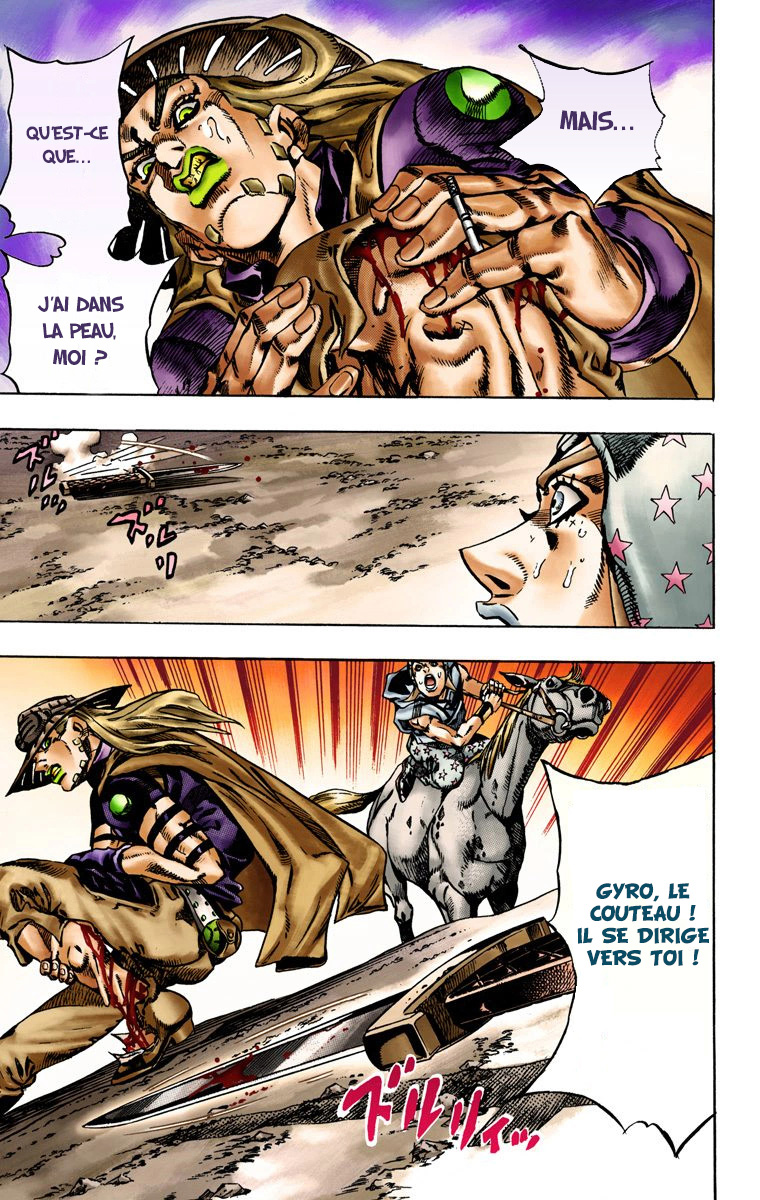 Read JoJo's Bizarre Adventure Part 7 Steel Ball Run Official Colored FR Manga Online