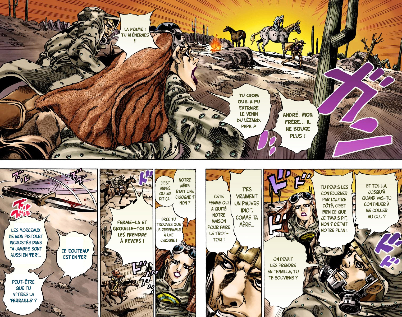 Read JoJo's Bizarre Adventure Part 7 Steel Ball Run Official Colored FR Manga Online