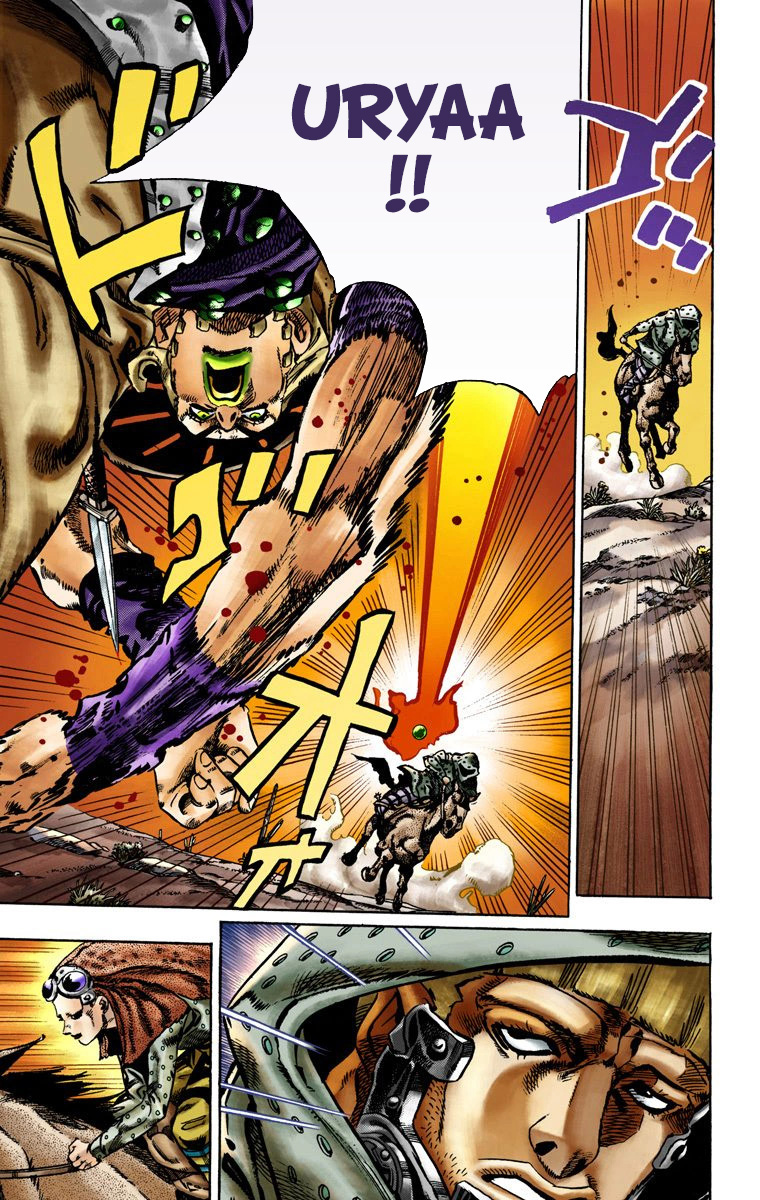 Read JoJo's Bizarre Adventure Part 7 Steel Ball Run Official Colored FR Manga Online